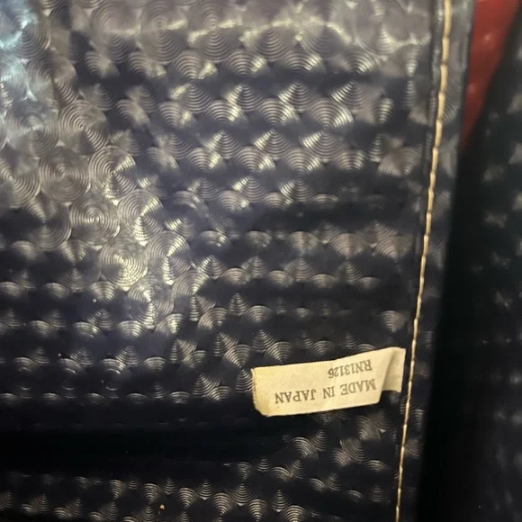 Vintage Colorblock Canvas Tote Bag Red, White, and Blue- Made in Japan - Picture 7 of 11